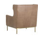 Virgil Marseille Camel Leather Lounge Chair